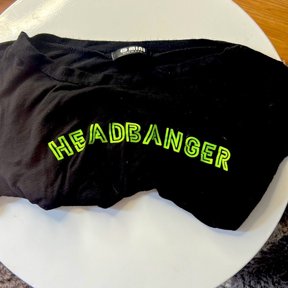 I heart Raves Headbanger Crop Tee